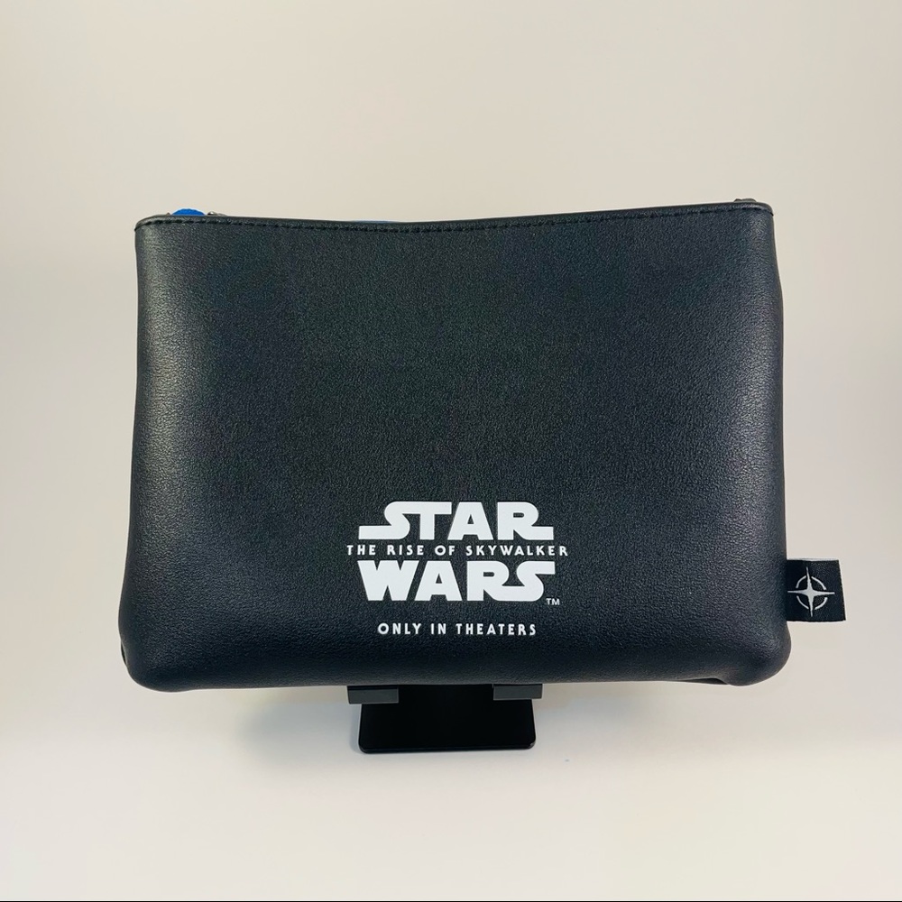 Star Wars Rise Of Skywalker Black Vinyl Clutch
Cosmetics Makeup Bag Lucas Film